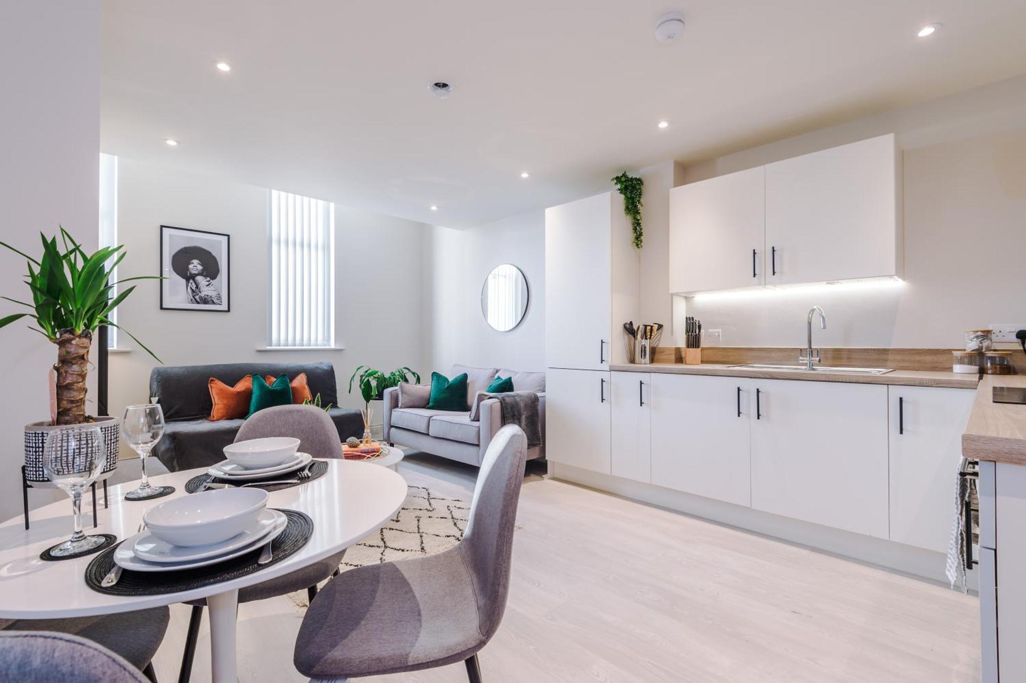 Near University - Modern Flat In Leeds By Purestay Bagian luar foto